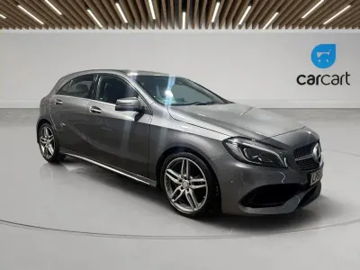 Used Mercedes A180 AMG Line Premium 109 HP (80 kW) 2016 Grey Hatchback