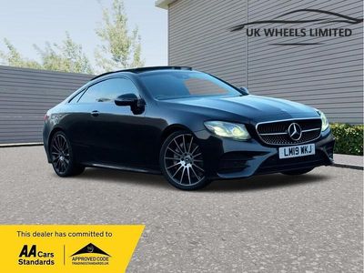 Black Used 2019 Mercedes E300 AMG line Coupe | £21,190 (Fair price)