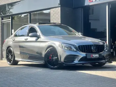 Used Mercedes C220 AMG Line Premium Plus 194 HP (142 kW) 2018 Grey Sedan