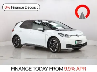 Used VW ID.3 Pro Performance 150 kW (204 HP) 2022 White Hatchback