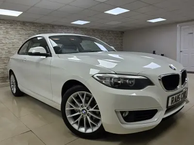 Begagnad BMW 218 Exclusive 2015 Vit Sportkupé