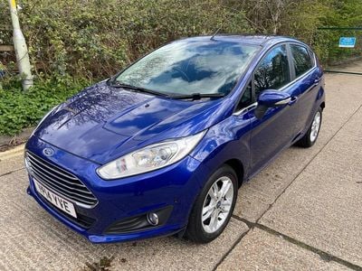 Used Ford Fiesta Zetec 2014 Blue Hatchback