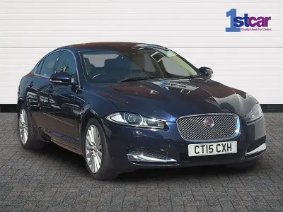 Used Jaguar XF Luxury 200 HP (147 kW) 2015 Blue Sedan