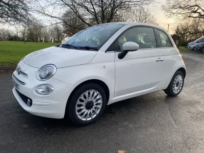 Used Fiat 500 Lounge 69 HP (50 kW) 2020 White Hatchback