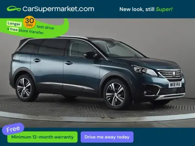 Second-hand Peugeot 5008 Allure 130 CP (95 kW) 2018 Verde SUV