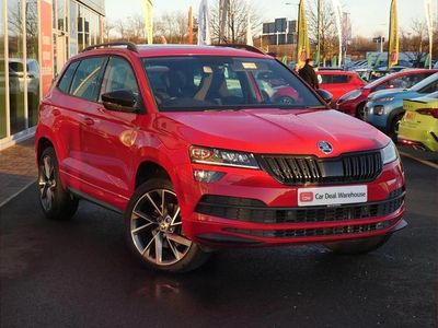 Used Skoda Karoq SportLine 147 HP (108 kW) 2019 Red SUV