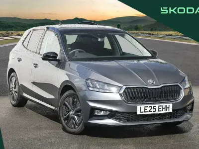 Used Skoda Fabia Design Edition 113 HP (83 kW) 2025 Graphite grey metallic black magic pearl effect Hatchback