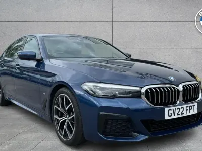 Used BMW 520 M Sport 187 HP (137 kW) 2022 Blue Sedan