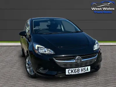 Używany Vauxhall Corsa 90 KM (66 kW) 2018 Czarny Hatchback