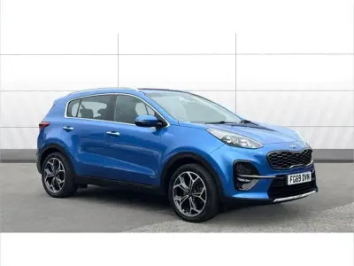 Used Kia Sportage GT-Line 177 HP (130 kW) 2019 Blue SUV