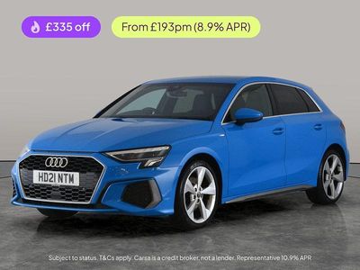 Blue Used 2021 Audi A3 Sportback S-Line Hatchback | £15,969 (Good price)