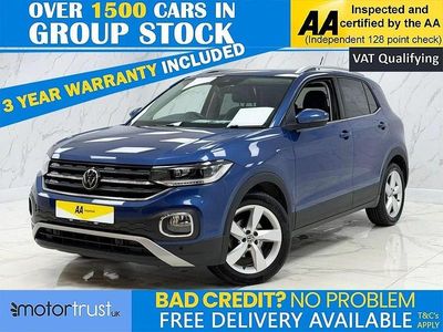 Blue Used 2021 VW T-Cross SEL SUV | £14,195 (Fair price)