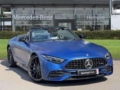 Blue Used 2023 Mercedes SL43 AMG Premium Plus Cabriolet | £67,750