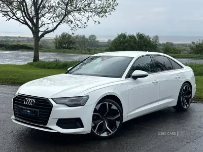 Begagnad Audi A6 Sport 204 HK (150 kW) 2019 Vit Sedan