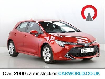 Red Used 2021 Toyota Corolla Hatchback | £13,700 (Fair price)