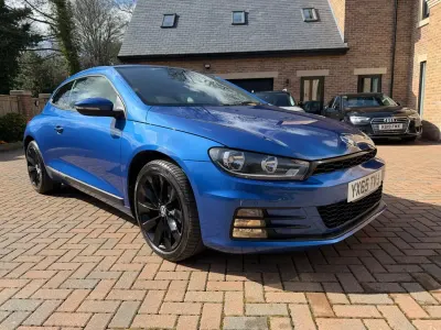 Begagnad VW Scirocco GT 2015 Blå Sportkupé