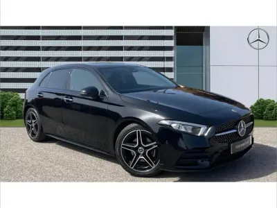 Used Mercedes A200 AMG Line Premium 163 HP (119 kW) 2023 Black Hatchback