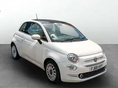 Used Fiat 500 Lounge 69 HP (50 kW) 2018 White Hatchback