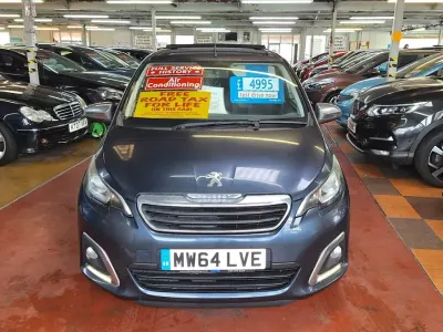 Used Peugeot 108 Allure Top 82 HP (60 kW) 2015 Blue Hatchback