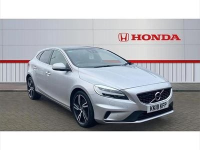 Silver Used 2018 Volvo V40 R-Design Pro Hatchback | £10,531 (Fair price)