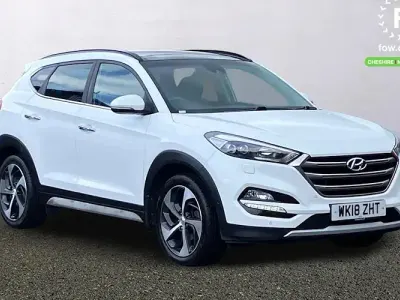 Used Hyundai Tucson Premium SE 141 HP (103 kW) 2018 White SUV