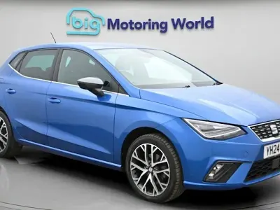 Begagnad Seat Ibiza XCELLENCE 110 HK (80 kW) 2023 Blå Halvkombi