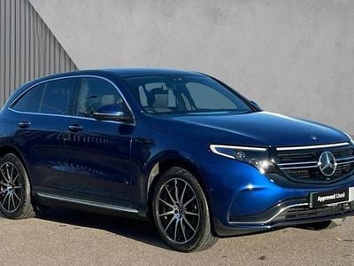 Blue Used 2020 Mercedes EQC400 AMG line SUV | £21,250 (Fair price)