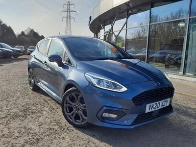 Usado Ford Fiesta ST-Line 125 HP (91 kW) 2020 Azul Citadino