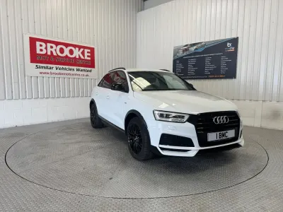 Used Audi Q3 Black Edition 150 HP (110 kW) 2018 White SUV