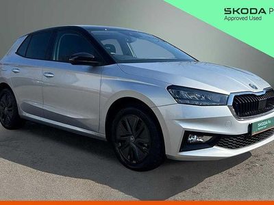 Used Skoda Fabia Design Edition 110 HP (80 kW) 2025 Brilliant silver metallic black magic pearl effect Hatchback