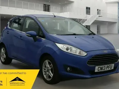 Used Ford Fiesta Zetec 75 HP (55 kW) 2013 Blue Hatchback
