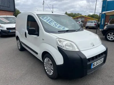 Used Peugeot Bipper 75 HP (55 kW) 2015 White MPV