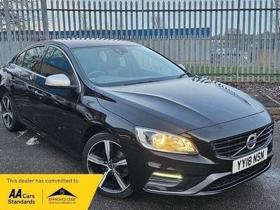 Black Used 2018 Volvo S60 R-Design Sedan | £8,595 (Fair price)