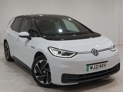 Used VW ID.3 Pro Performance 150 kW (204 HP) 2021 White Hatchback
