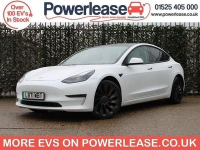 Used Tesla Model 3 Performance 82 kW (112 HP) 2021 White Sedan
