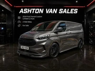 Used Ford Transit Custom Limited 136 HP (100 kW) 2024 Grey Van