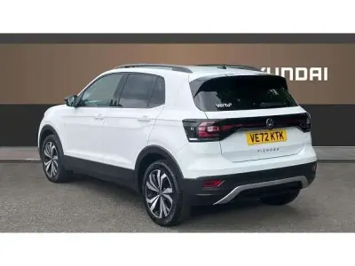 Used VW T-Cross Black Edition 110 HP (80 kW) 2023 White SUV
