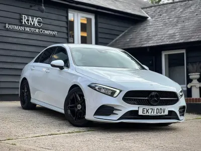 Used Mercedes A220 AMG line 190 HP (139 kW) 2021 White Sedan