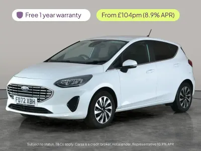 Used Ford Fiesta Titanium 100 HP (73 kW) 2023 White Hatchback