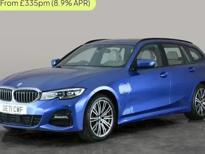 Used BMW 330e M Sport 292 HP (214 kW) 2022 Blue Estate
