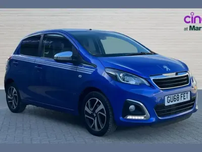 Used Peugeot 108 Collection 72 HP (52 kW) 2018 Blue Hatchback