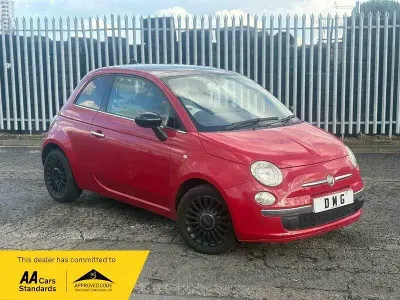 Used Fiat 500 Lounge 95 HP (69 kW) 2011 Red Hatchback