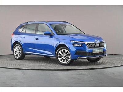 Used Skoda Kamiq SE Drive 94 HP (69 kW) 2023 Race blue metallic SUV