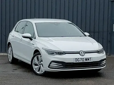 Used VW Golf VII Style 150 HP (110 kW) 2020 White Hatchback