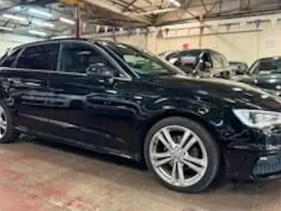 Used Audi A3 Sportback S-Line 125 HP (91 kW) 2015 Black Hatchback