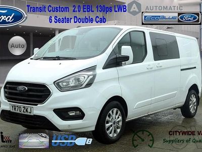 White Used 2021 Ford Transit Custom Limited Van | £11,995 (Good price)