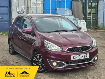 Usado Mitsubishi Mirage 79 HP (58 kW) 2016 Roxo Citadino