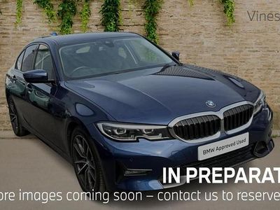 Used BMW 320 Sport Line 190 HP (139 kW) 2019 Blue Sedan