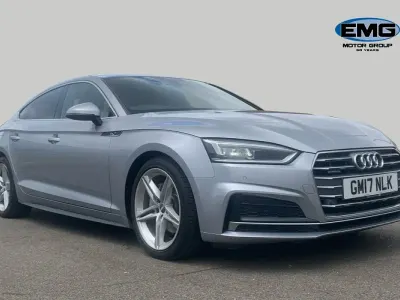 Usado Audi A5 Sportback S-Line 190 CV (139 kW) 2017 Plateado Utilitario