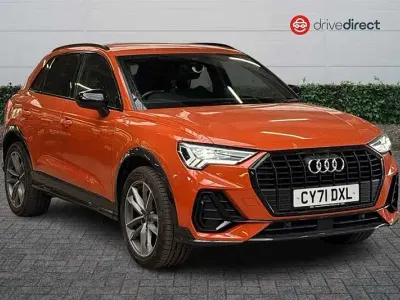 Used Audi Q3 Black Edition 150 HP (110 kW) 2022 Orange SUV
